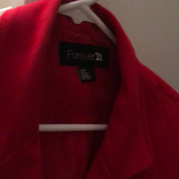 Forever 21 red blazer - Picture 3 of 4